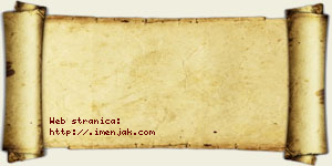 Mila Joksić vizit kartica